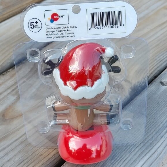 NIP Rudolph Bobblehead Solar Dancer Christmas - Picture 2 of 2